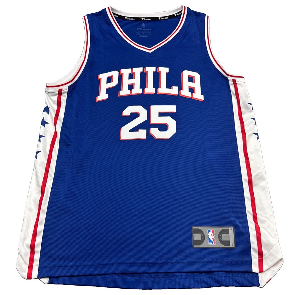 Fanatics NBA Jersey Philadelphia 76ers Simmons #25 Size M